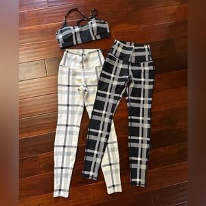 Alo Yoga leggings (XS) & sports bra (M) bundle - NWOT ~reg length, high rise